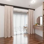 Modischer Vorhang für das Zimmer, glatt, Soft Touch, Pastell hellrosa