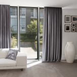 Glamour Style Vorhang einfarbig silber 