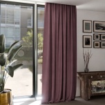 Moderner moderner Vorhang matt einfarbig pastellrosa 