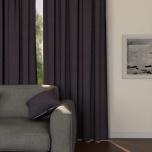 Schöner Verdunkelungsvorhang, für Wohnzimmer, verdunkeln, matt, lila Pflaume