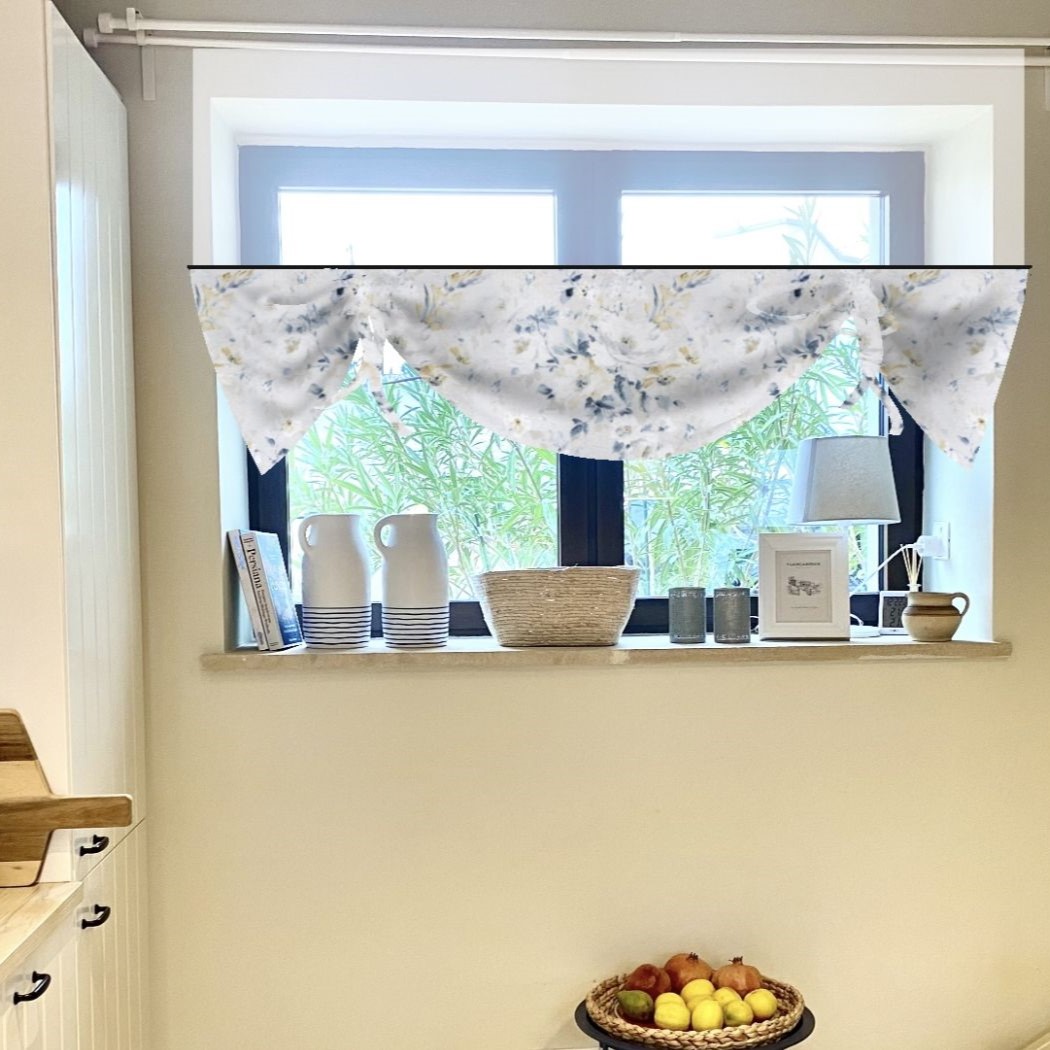 Visualisierung eines Flächenvorhangs anhand eines Fensterfotos